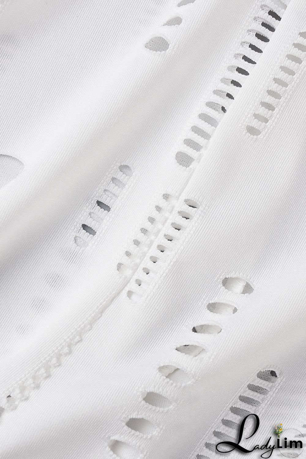 Black Fashion Sexy Solid Ripped Half A Turtleneck Long Sleeve Two Pieces