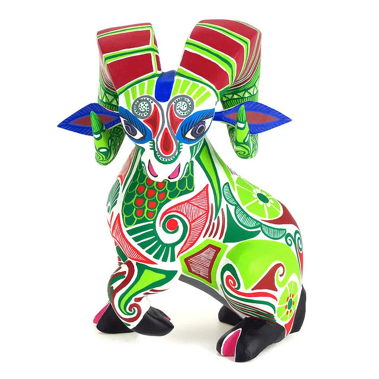 Bighorn Sheep - Oaxacan Alebrije Wood Carving