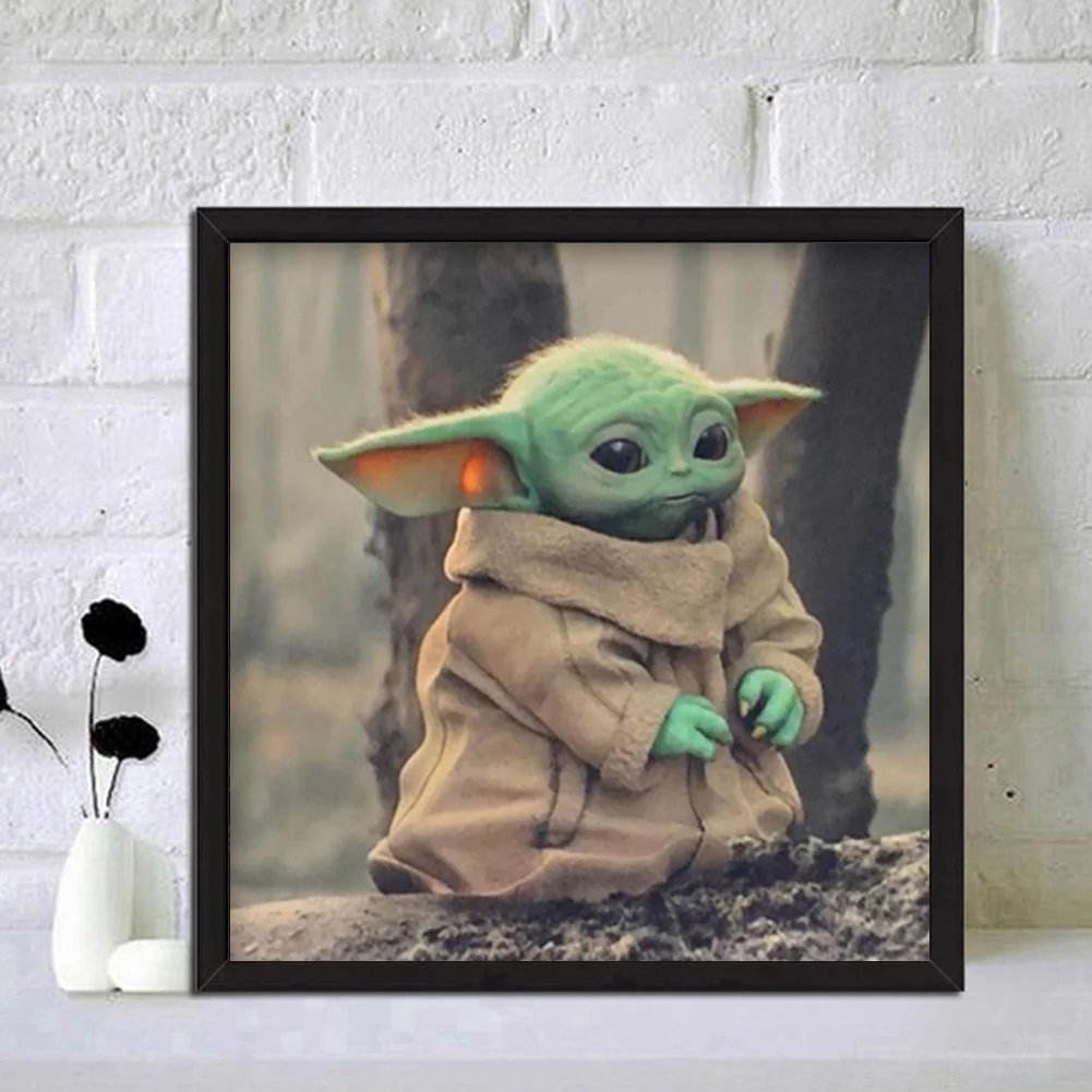 Diamond Painting - Full Round Drill - Yoda(30*30cm)