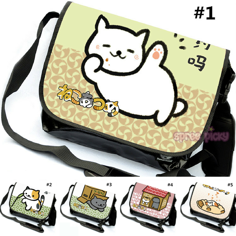 [Neko Atsume] M/L Kawaii Neko Cat Shoulder Bag SP165384