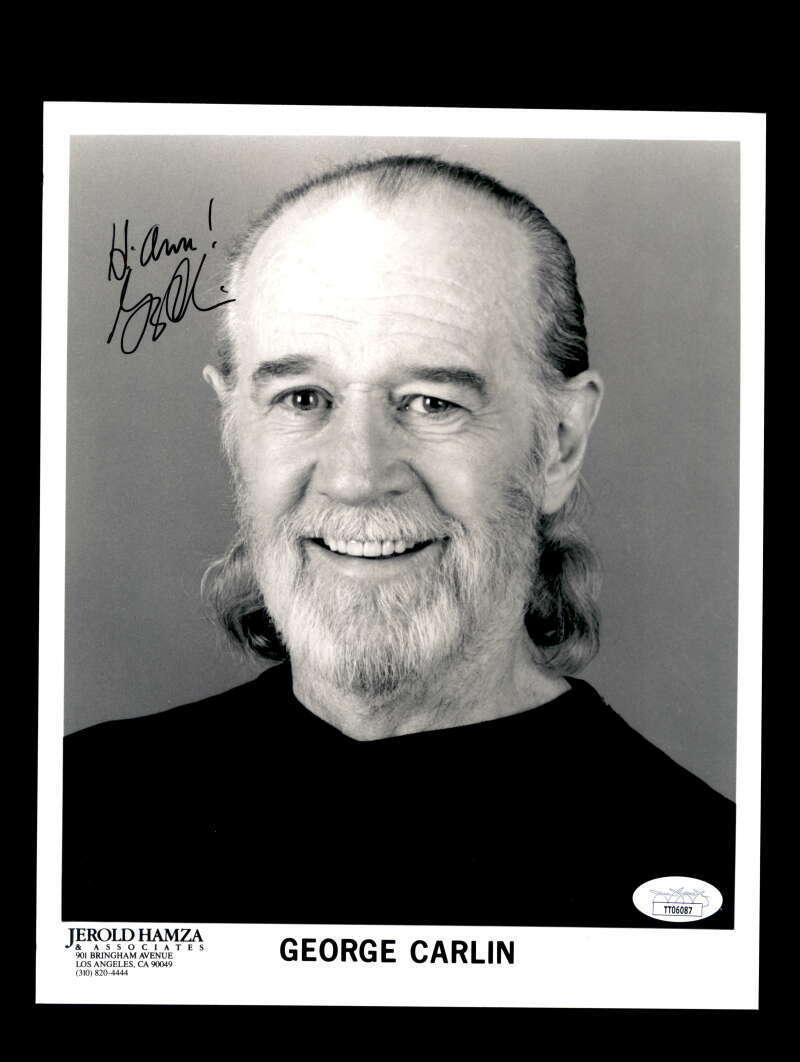 George Carlin JSA Coa Signed 8x10 Photo Poster painting Autograph