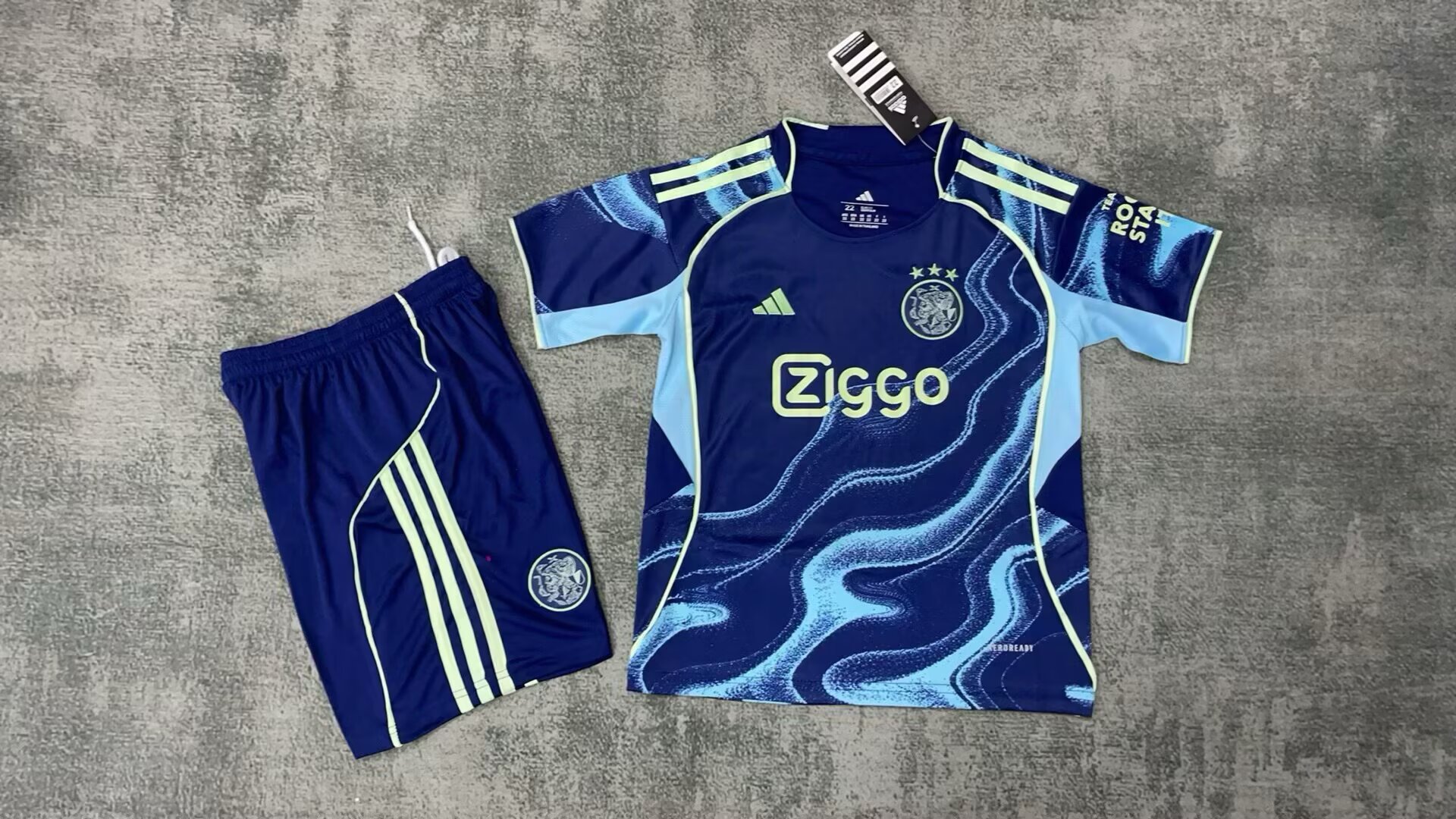 25/26 Ajax Away Kids Kit Football Jersey Thai Quality