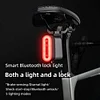 SMART BLUETOOTH BIKE LOCK LIGHT BRAKE SENSING SADDLE TAILLIGHT USB-C IPX6 WATERPROOF