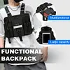 Outdoor Multifunctional Vest Chest Bag Large Capacity Commute Sports Backpack