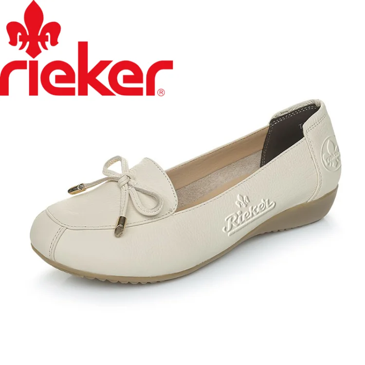 Új női Rieker® naplopók borjúbőrből