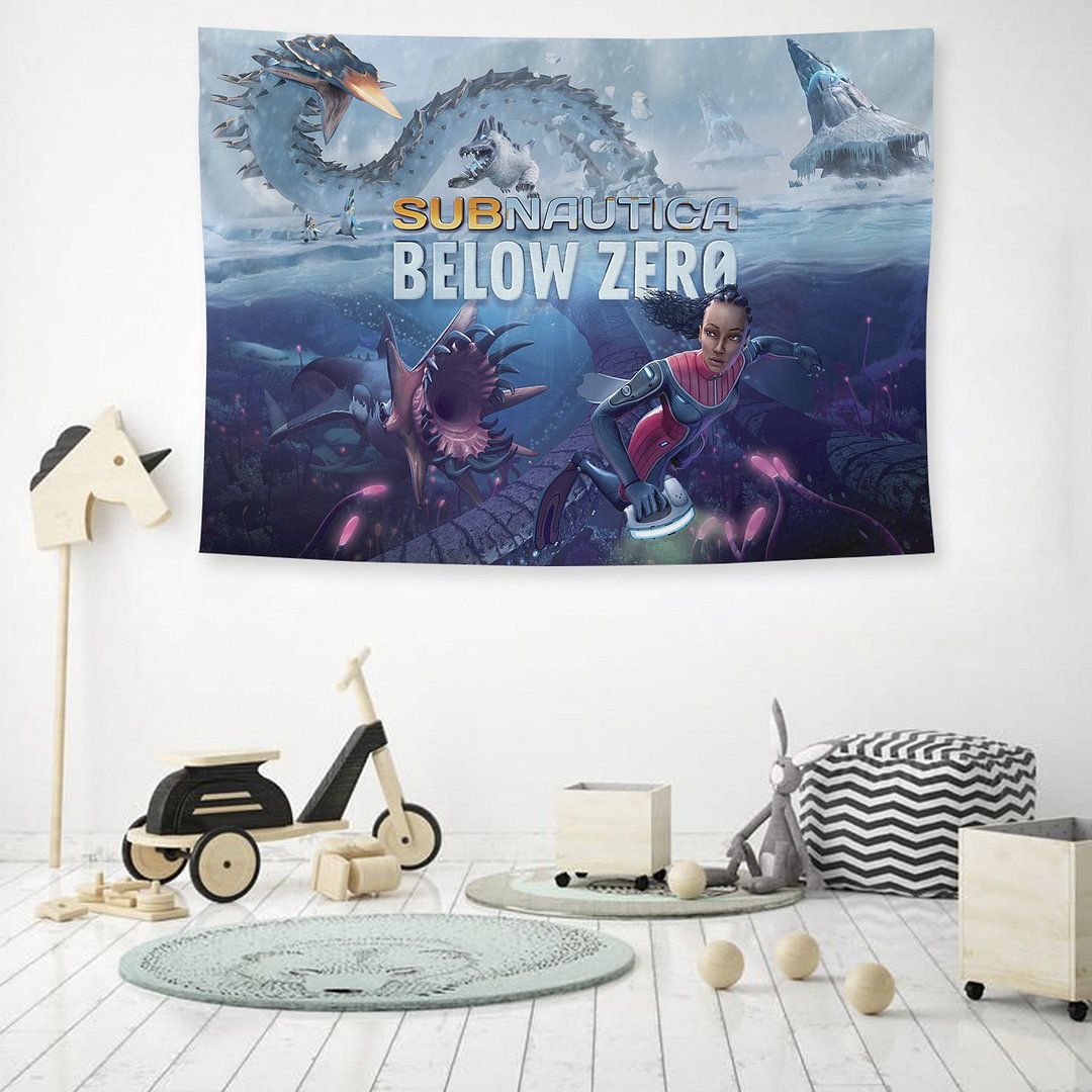 Subnautica Below Zero Tapestry Wall Hanging Bedroom Living Room Decoration