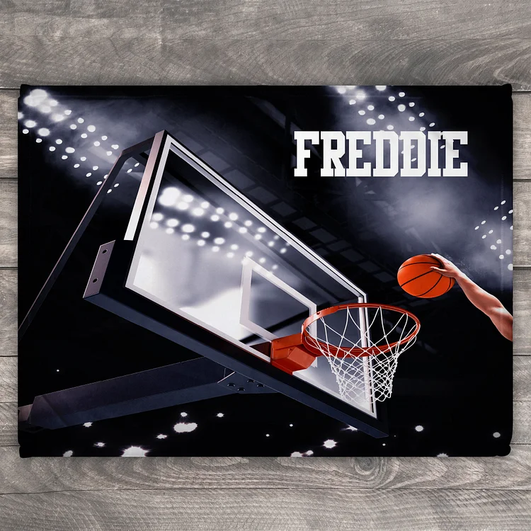 Personalized Basketball Throw Blanket For Comfort & Unique|BKKid110