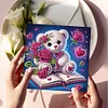 (US Local)6PCS Bear DIY Diamond Art Greeting Cards Congratulations Cards & Gifts
