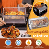 Grille tournante en acier inoxydable