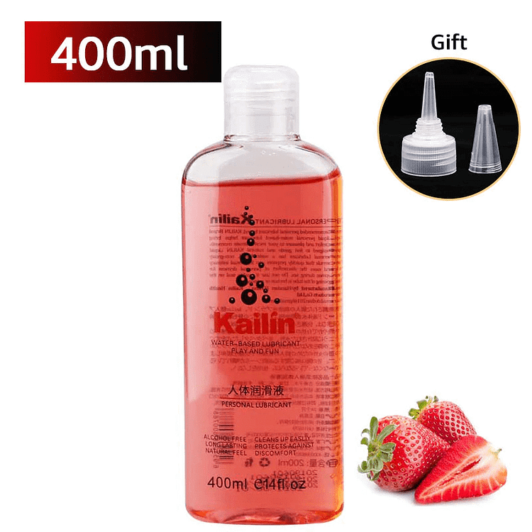 Khalesexx 400ml fruit flavor lubricant anal grease for sex lube gel Oral Sex Massage Oil