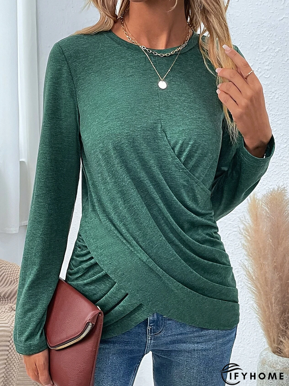 Casual Plain T-Shirt | IFYHOME