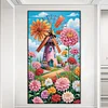 (US Local)Windmill-Crystal Rhinestone Diamond Painting(70*40cm)