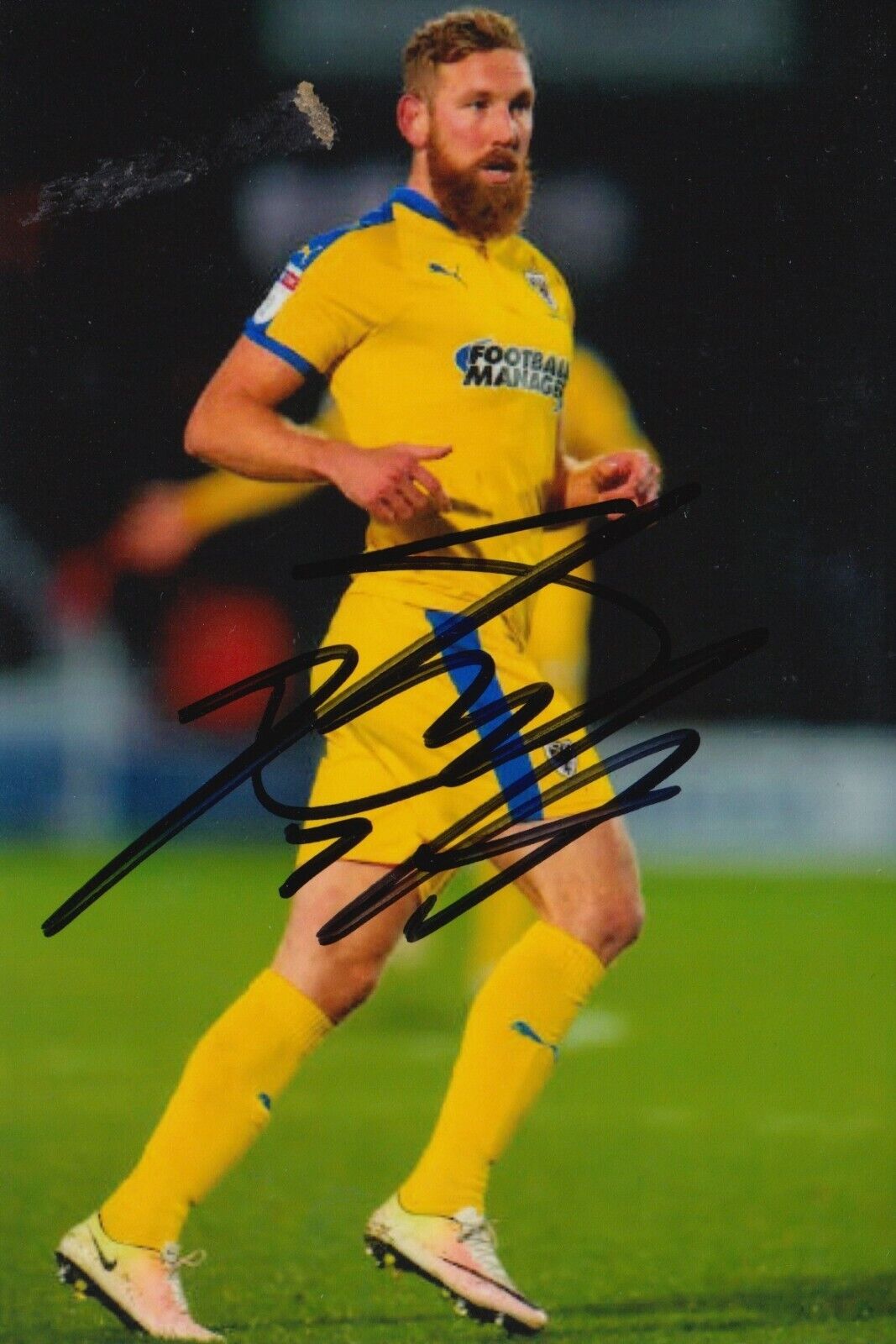 SCOTT WAGSTAFF HAND SIGNED AFC WIMBLEDON 6X4 Photo Poster painting.