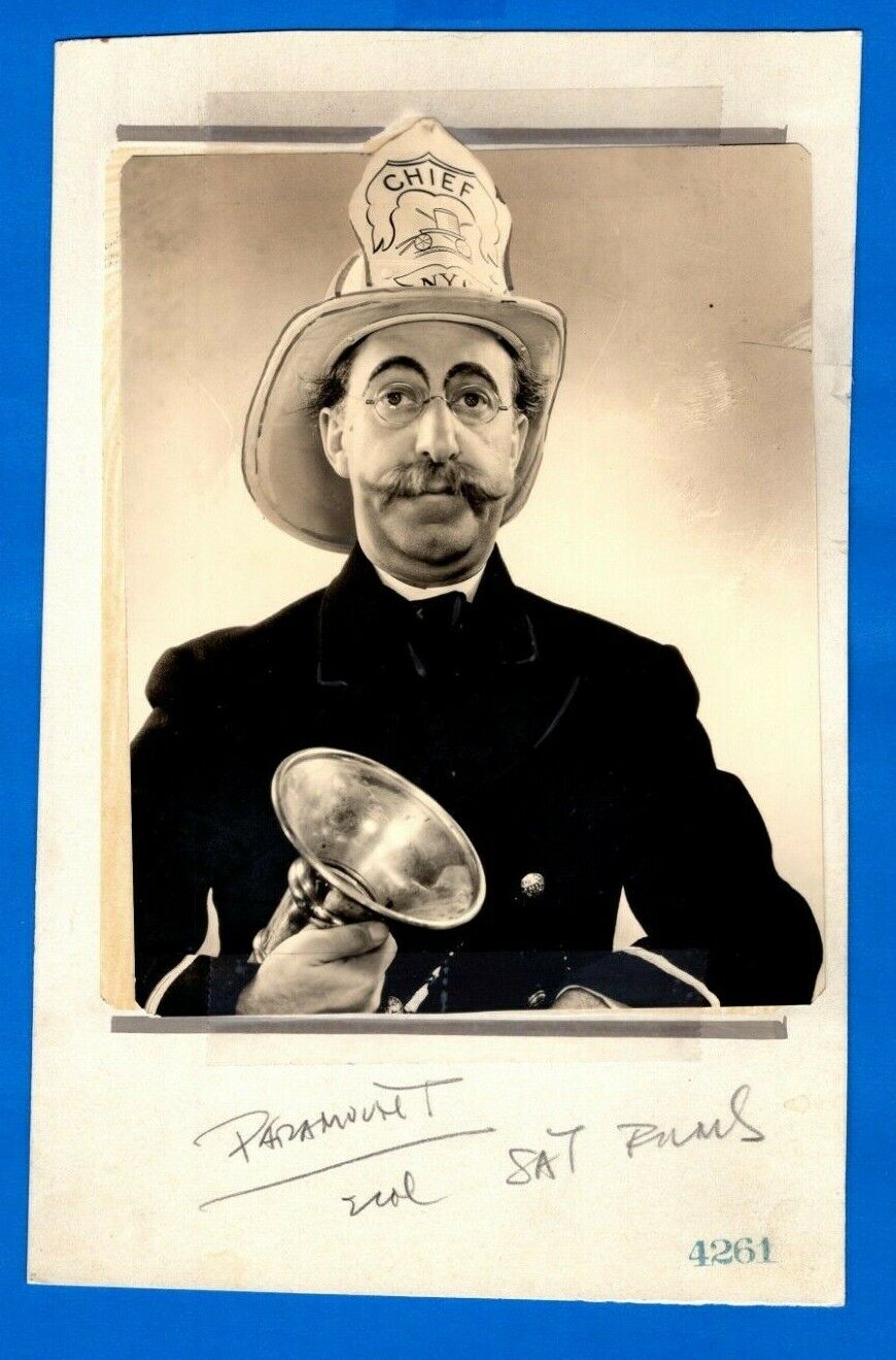 ED WYNN Actor Comedian Vintage 4.5x5.75 Promo Press News Photo Poster painting 1933 THE CHIEF