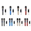 2.4G Wireless Microphone Rechargeable Live Streaming Microphone LED Display Professional Handheld Mic for Singing Karaoke Wedding DJ Party
