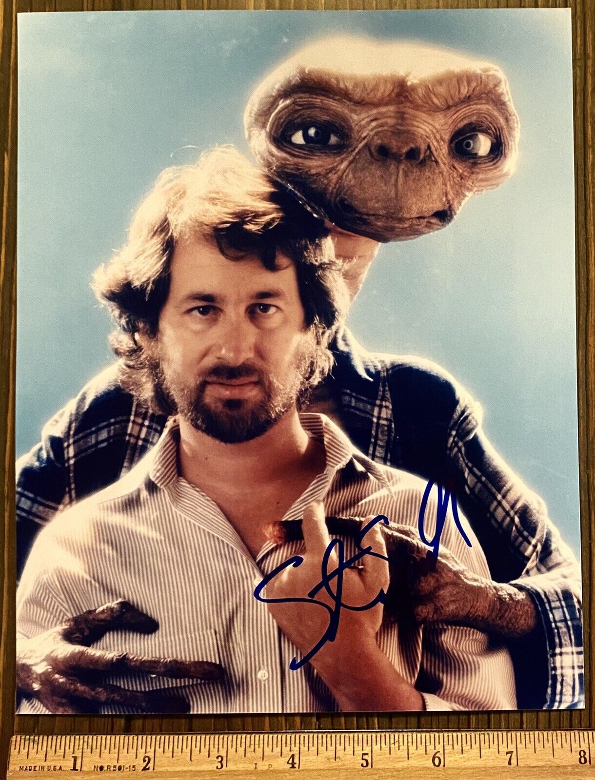 Steven Spielberg ET Signed 8x10 Photo Poster paintinggraph W/ TODD MUELLER COA Extra Terrestri