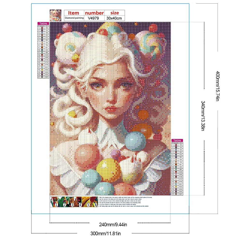 Diamond Painting - Full Round Drill - Candy Girl(Canvas|30*40cm)