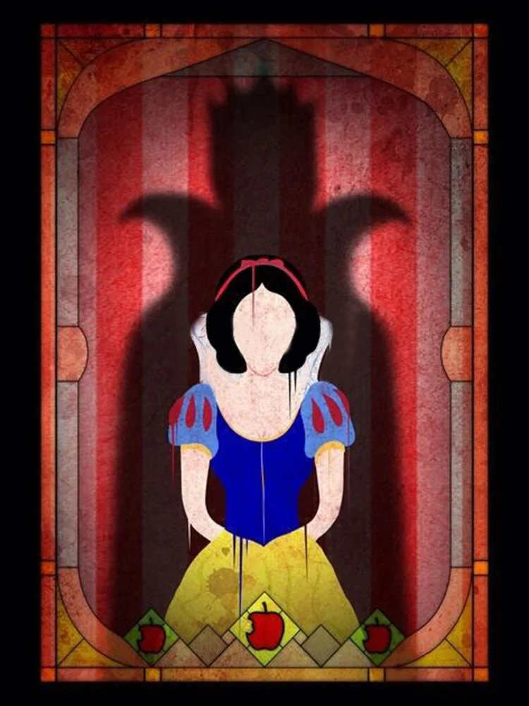 Silhouettes - Disney Princesses 11CT Stamped Cross Stitch 40*56CM