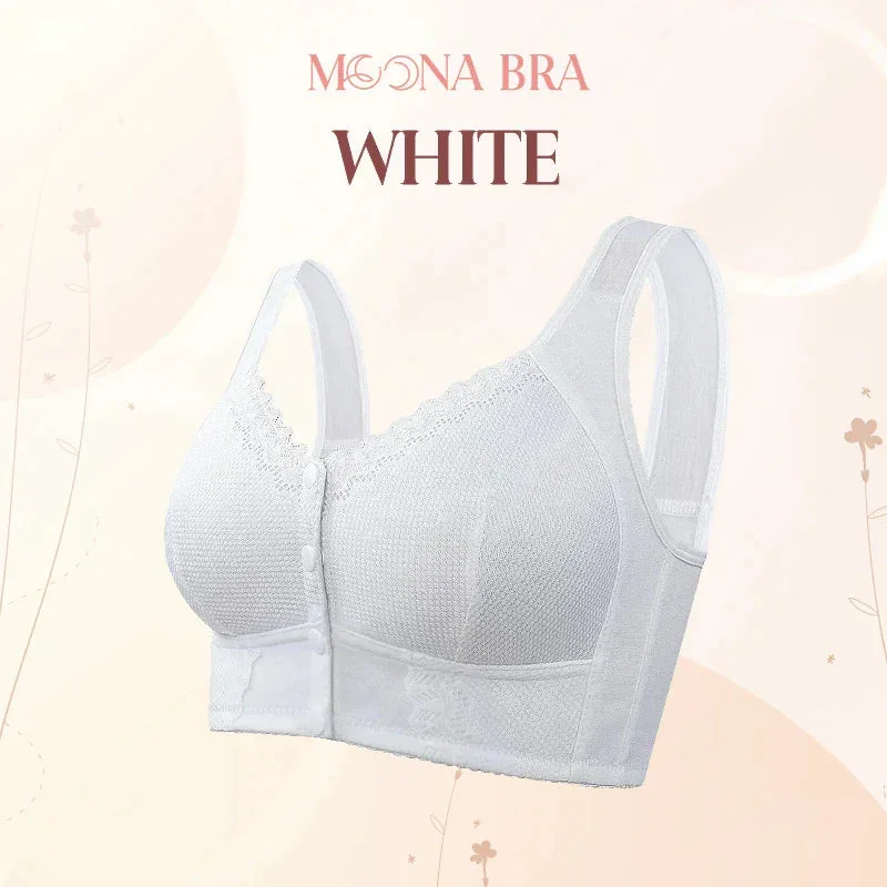 Moona Bra - Front Closure Breathable Bra for Seniors - Hot Sale 50% Off