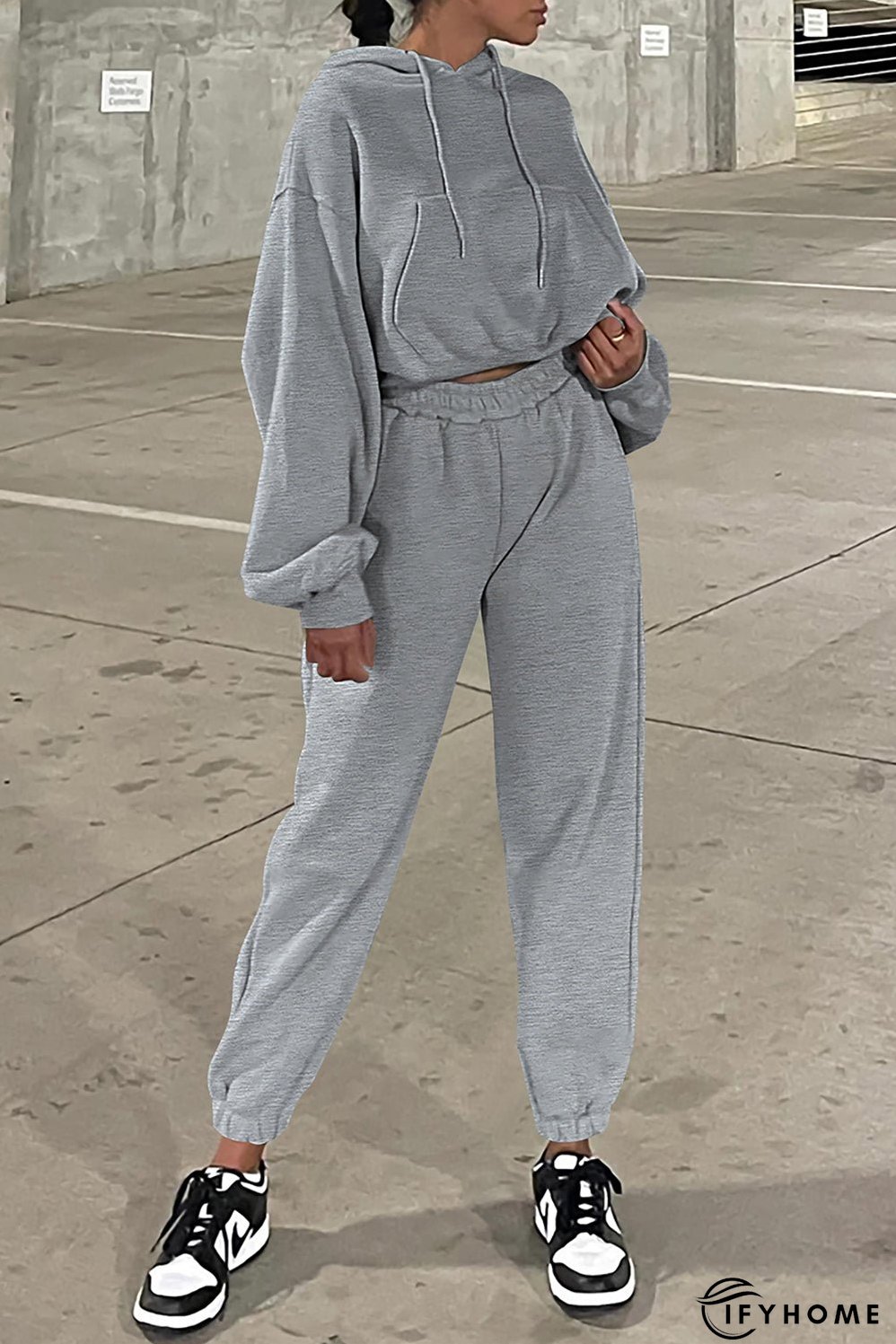 Plus Size Winter Coat with Pockets | IFYHOME