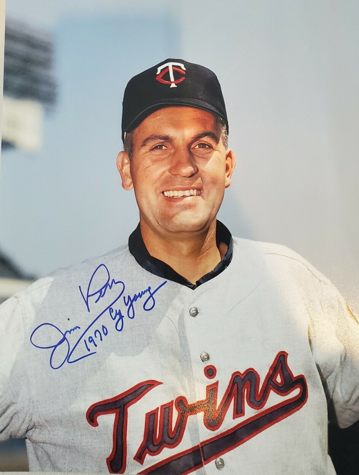 Autographed Jim Perry Minnesota Twins 11x14 Photo Poster painting - COA