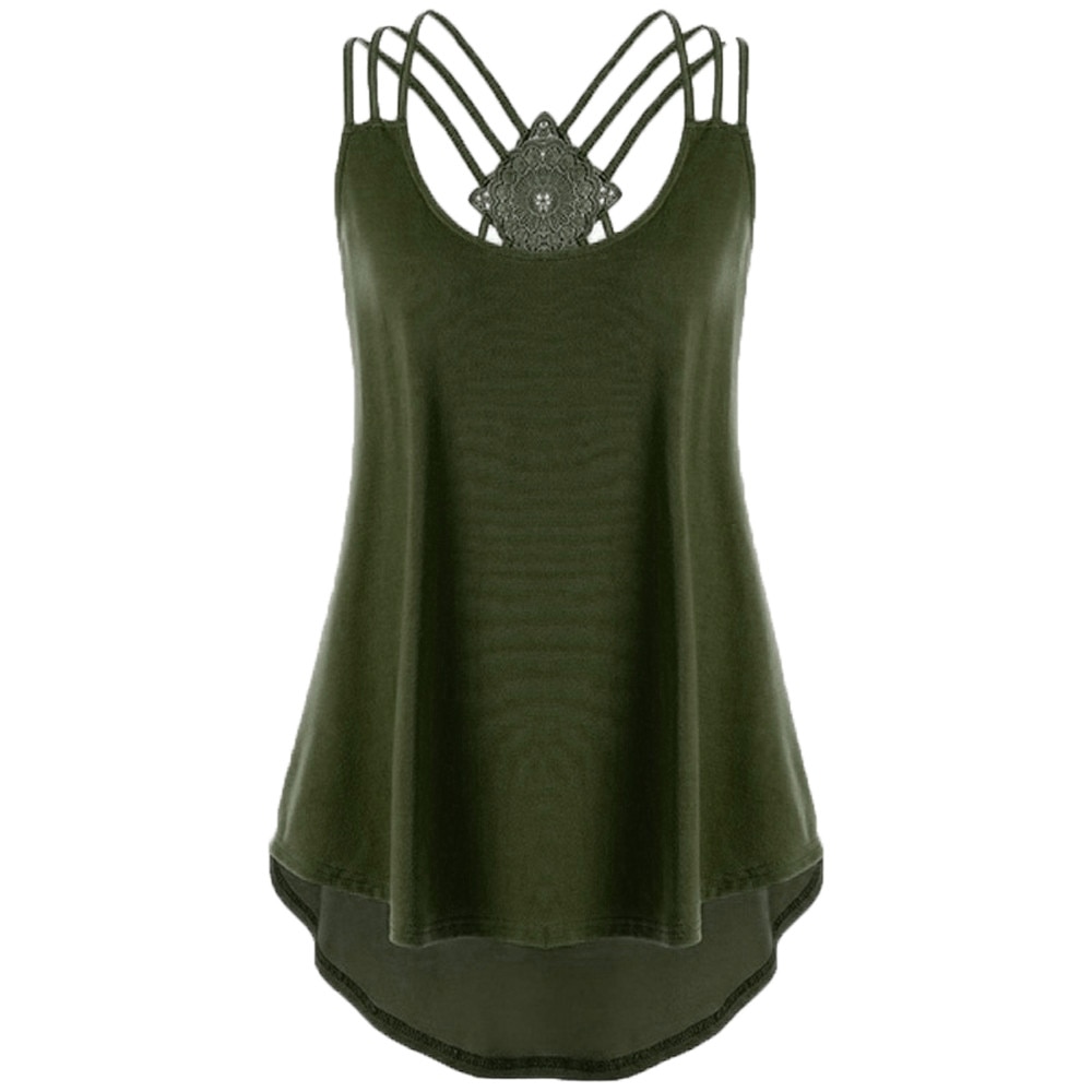 Sellsworld event dresses luxury Hot Sale Women Casual Style V Neck Vest Tops Strappy Summer Beach Cami Tank Top Bandages Camisole Streetwear ropa de mujer топы