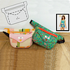 Fanny Pack Sewing Template & illustrated tutorial