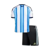 Argentina Home Kids Soccer Jerseys Kit World Cup 2026