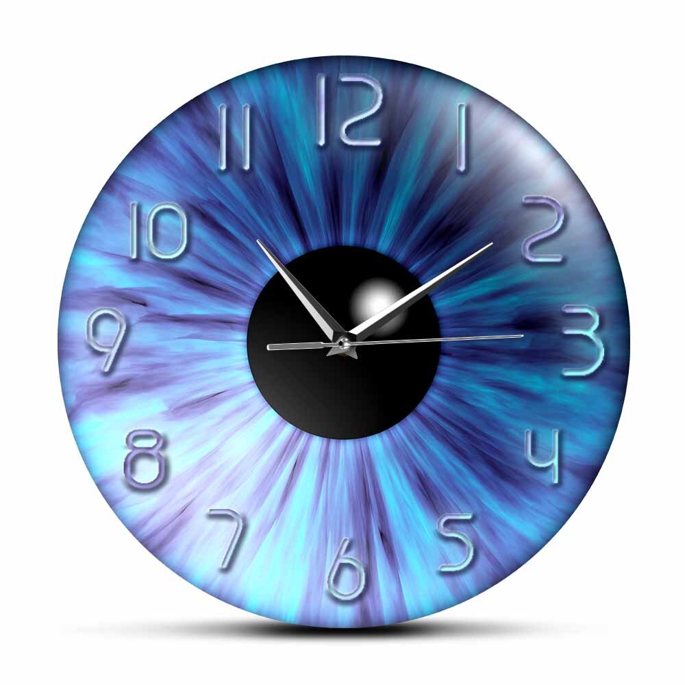 

Blue Evil Eye Iris Pupil - Frameless Acrylic Wall Clock, 501 Original