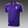 Joyfball 2025/2026 Real Madrid Short sleeve pre-match training Purple Jersey+Shorts  1:1 Thai Quality