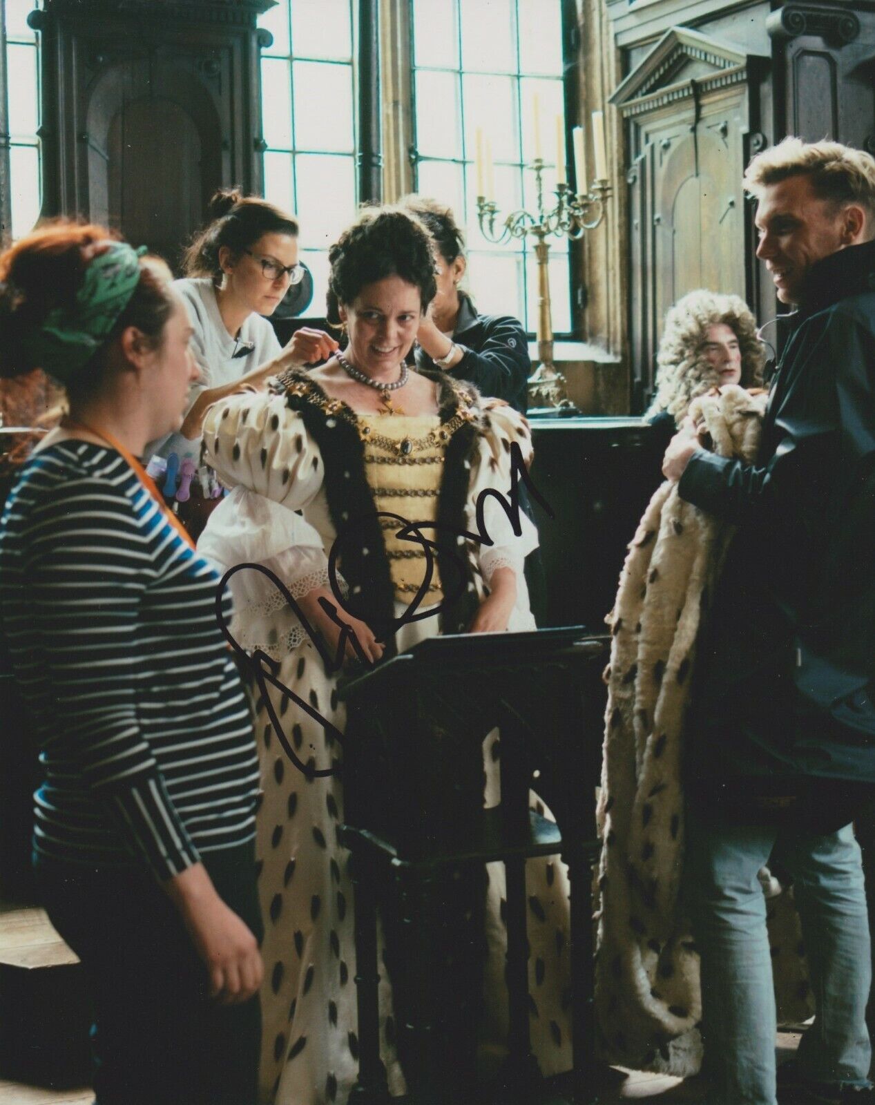 Olivia Colman Signed The Favourite 10x8 Photo Poster painting AFTAL