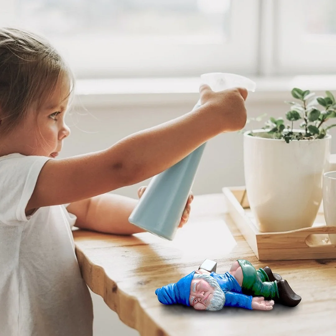 Creative Funny Drunk Dwarf Outdoor Garden Statue Decoration