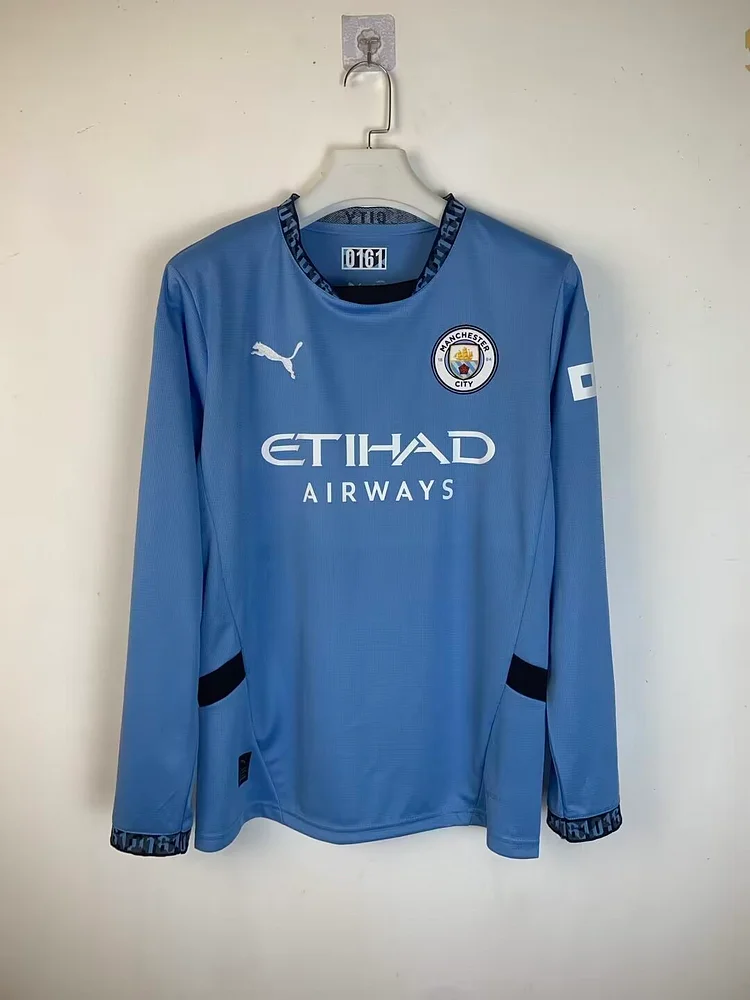2024/25 Manchester City Home Long Sleeve Shirt