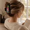 Flowers DIY Diamond Painting Claw Clips for Adults Beginners Diamond Art Western Hair Clips Anti-Slip Design for Women Long Short Hairstyle Jewelry Supplies