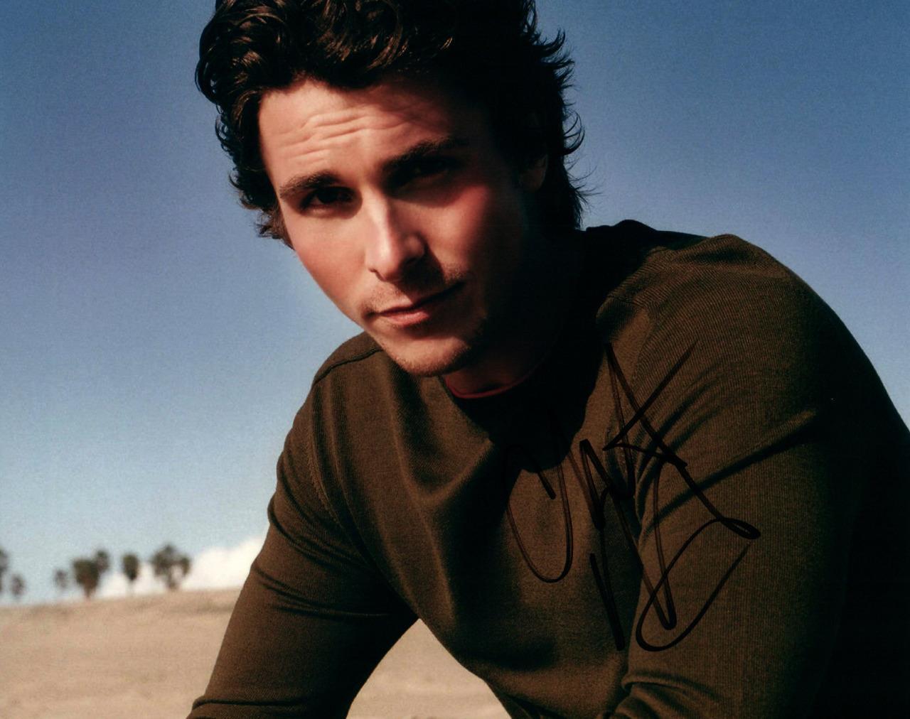 Christian Bale 8x10 signed Photo Poster painting autographed Picture + COA