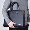 genuine leather business briefcase