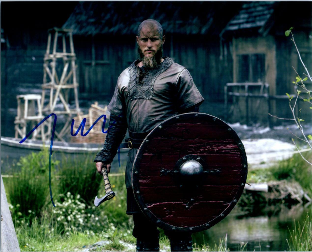 Travis Fimmel signed 8x10 Photo Poster painting pic autographed Picture with COA