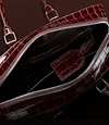 Luxury Alligator Briefcase Laptop Shoulder Bag Business Bag for Men