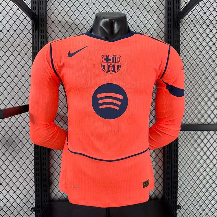 25/26 Barcelona second away long sleeve player version
