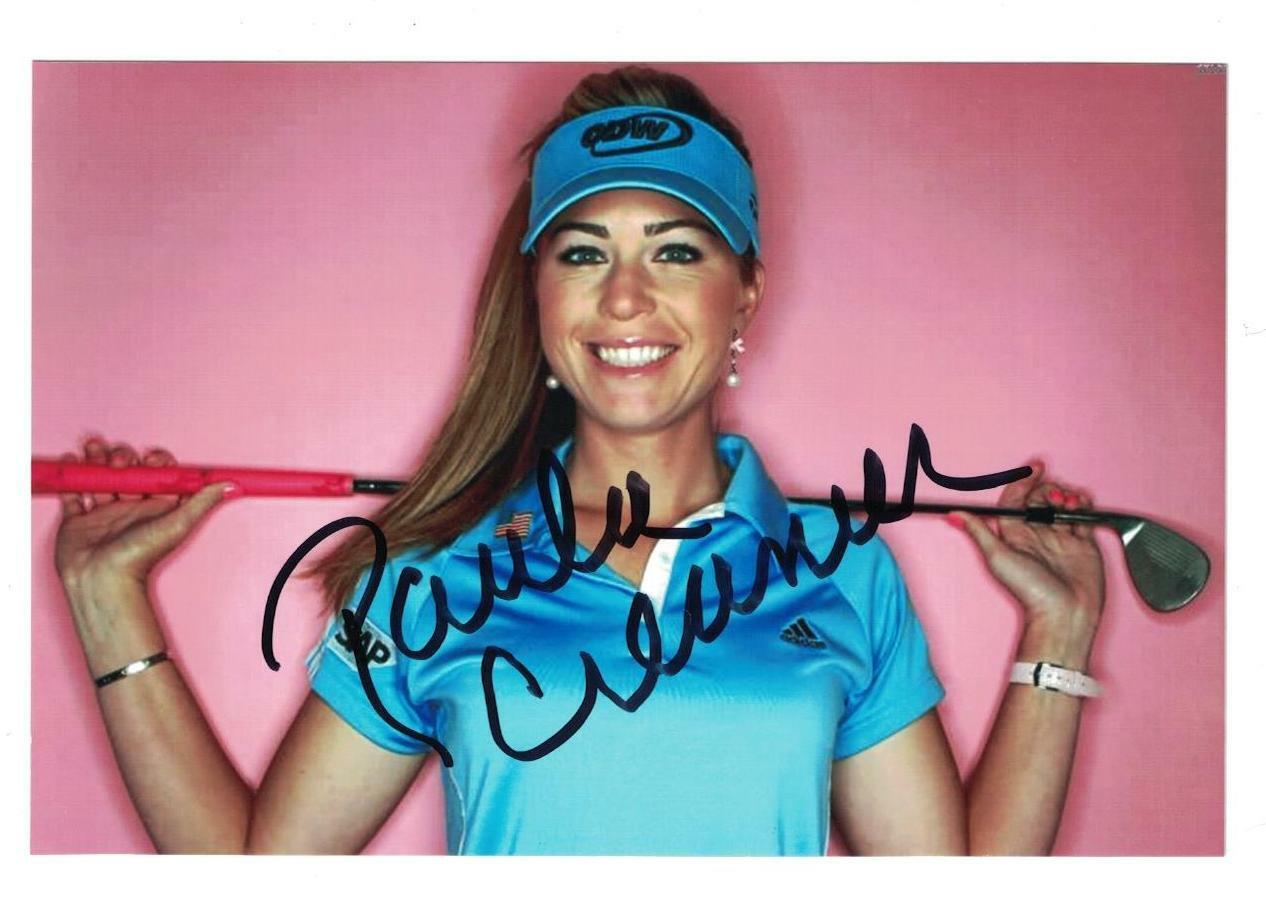 Paula Creamer Signed Autographed 4x6 Photo Poster painting Golf LPGA C