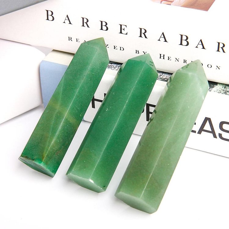 Set of 3 Aventurine Towers Points Bulk