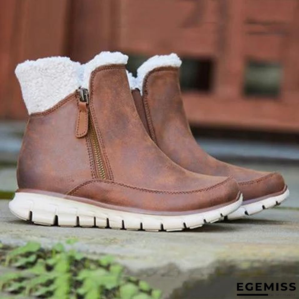 Casual Pu Winter Boots | EGEMISS