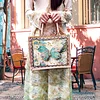DIY Diamond Painting Butterfly Linen Waterproof Handbag Shopping Storage Bag Totes Kit