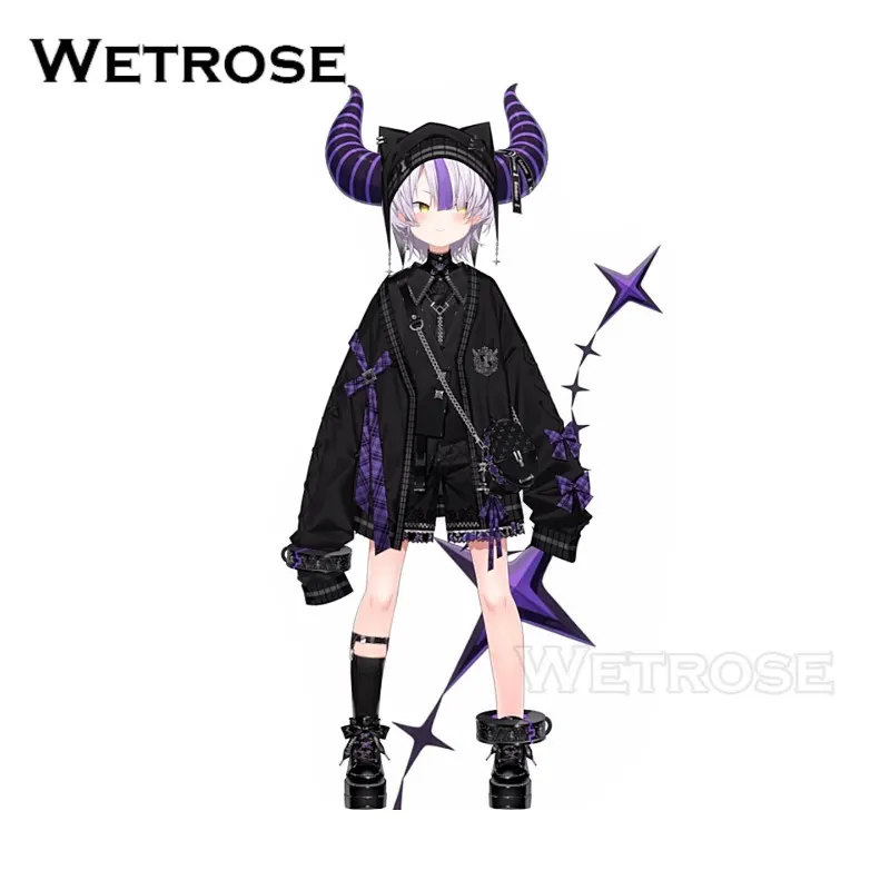 [Deposit Poll] Wetrose Hololive JP Vtuber La+ Darknesss Laplus New Outfit Cosplay Costume ラプラスダークネスコスプレ