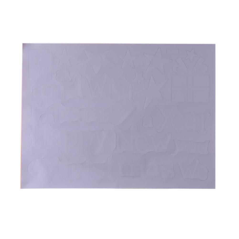 

Christmas Tree Waterproof Removable Glass Door Wall Stickers Home Decorate, 白色, 501 Original