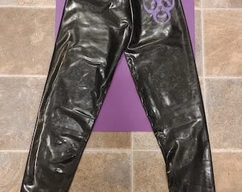 Pornhint Black bioharrazrd Latex leggings