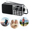 FM Radio LED Digital Display Support TF Card MP3 Player USB Drive Portable Radio