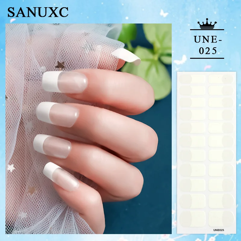 Churchf 22 Tips Shiny Nail Polish Stickers Wholesale Nail Art Decoration Decals Fashion Nail Stickers for Woment Manicure Gifts-Nail Inspo-Outfit Ideas