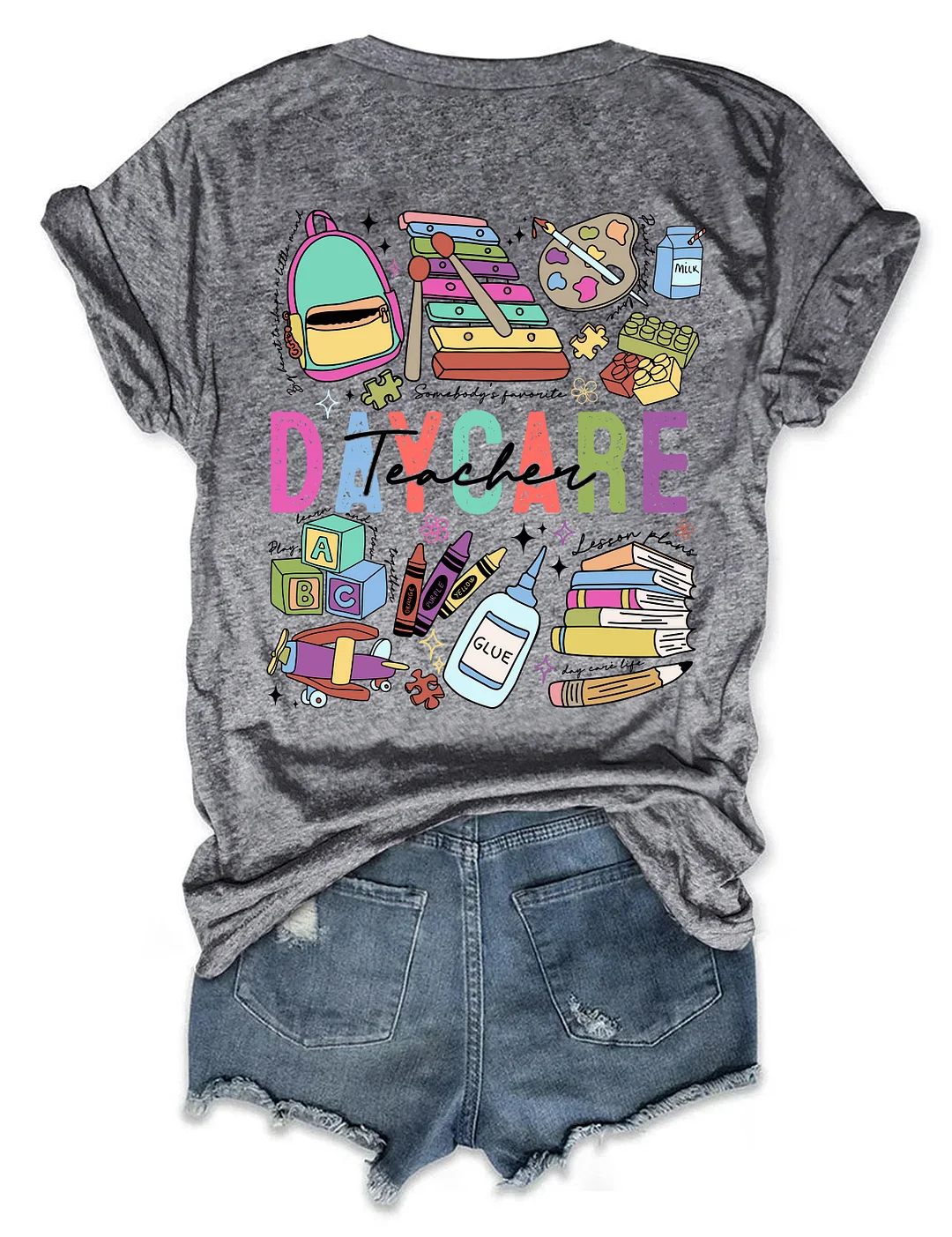 Can&rsquo;t Talk Right Now I'm Busy Doing Daycare Teacher Stuff T-shirt