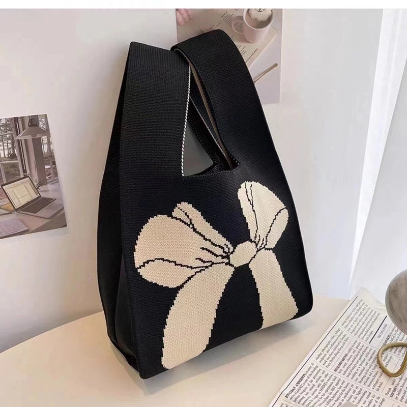 Korean Style Spring And Summer New Arrival Women’s Bag Handbag Bag Fashionable Simple Niche Knitted Bag Vesel Bag Crossbody Bag